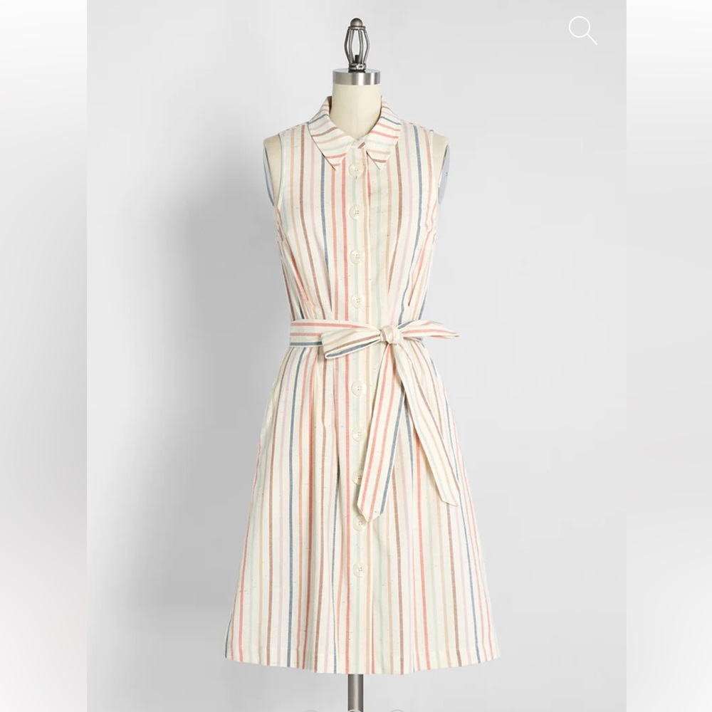 ModCloth Can’t Slow My Roll Shirt Dress NWOT size M